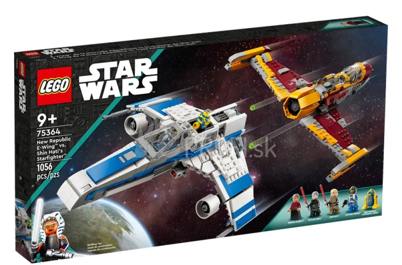 Lego Star wars Lego - New Republic E-wing Vs Shin Hati's Startfighter Star Wars - Astronavi - 1056 dielikov Rôzne