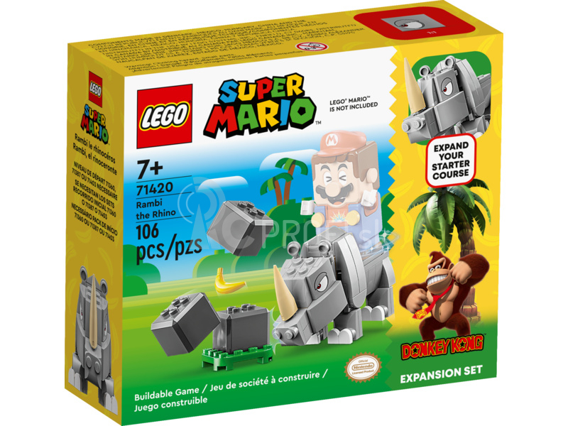 LEGO Super Mario - Nosorožec Rambi - rozširujúca sada