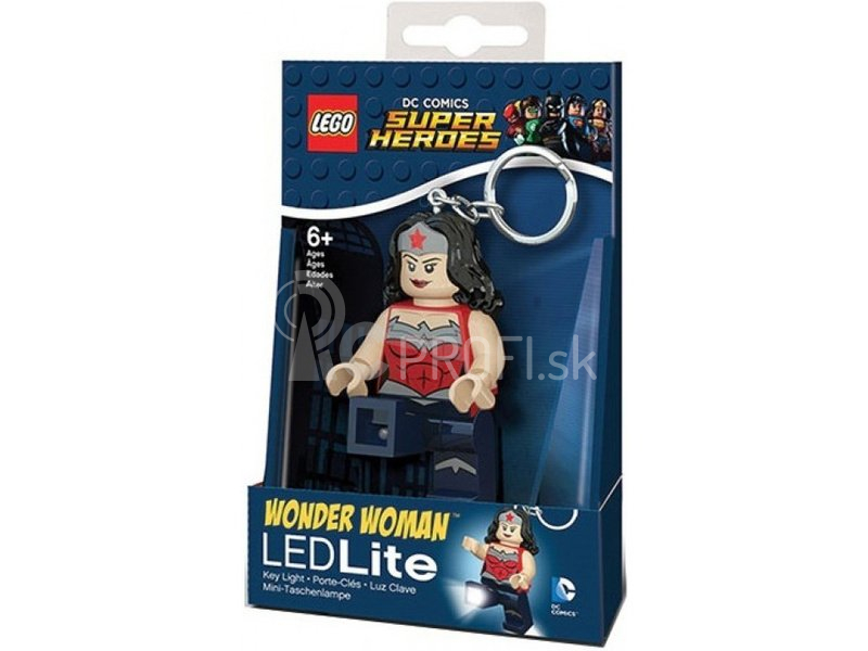 LEGO svietiaca kľúčenka – Super Heroes Wonder Woman