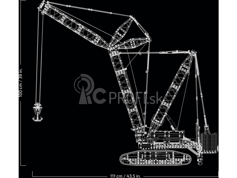 LEGO Technic - Pásový žeriav Liebherr LR 13000