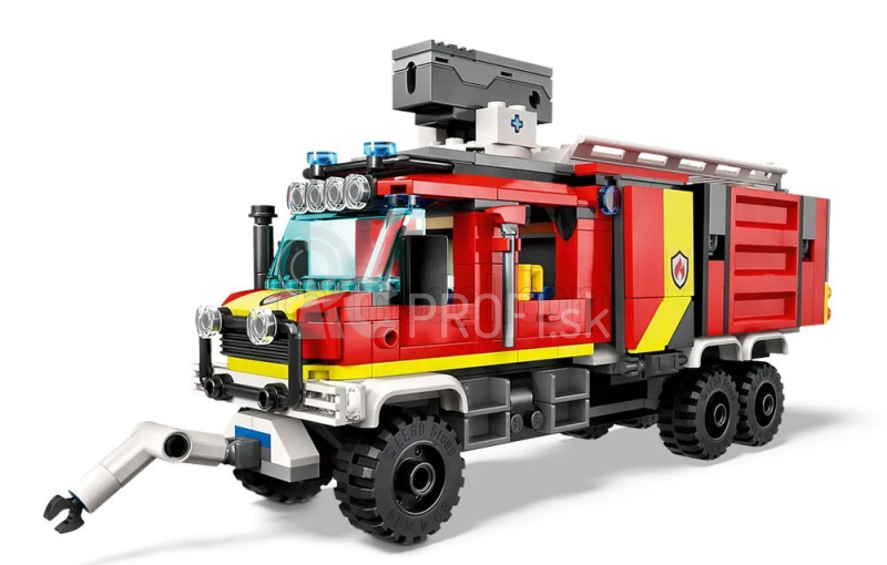 Lego Truck Lego City - Hasičské auto - Autopompa Vigili Del Fuoco - 502 Pezzi - 502 dielikov Červená