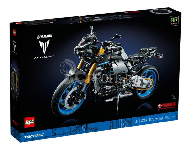 Lego Yamaha Lego Technic - Mt10-sp 2023 - Motocykel - 1132 Pezzi - 1132 dielikov čierna strieborná