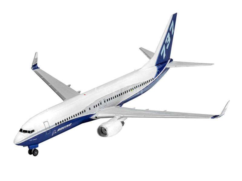 Lietadlo Plastic ModelKit 03809 - Boeing 737-800 (1:288)