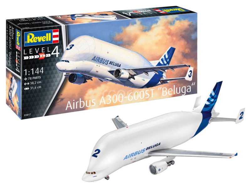 Lietadlo Plastic ModelKit 03817 - Airbus A300-600ST 