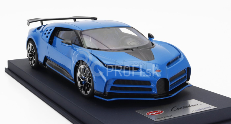 Looksmart Bugatti Centodieci Výrobná verzia 2023 1:18 Agile Blue