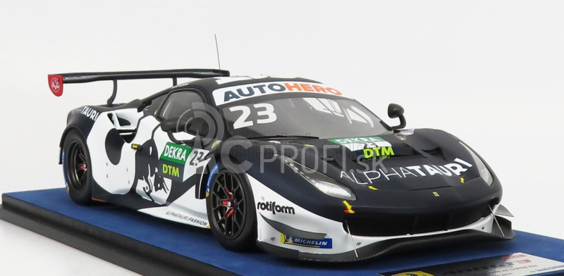 Looksmart Ferrari 488 Gt3 Evo 3.9l Turbo V8 Team Alphatauri N 23 Dtm Season 2021 A.albon 1:18 Matte Blue White