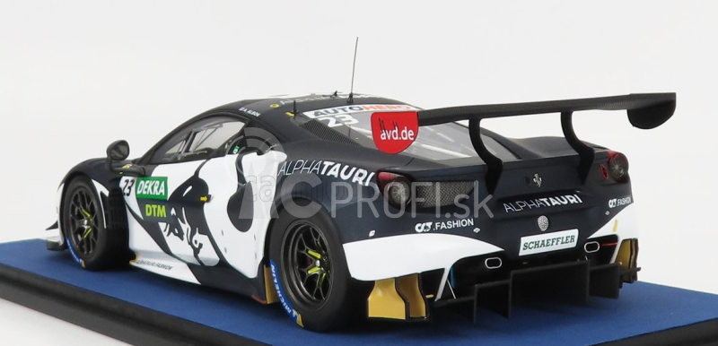 Looksmart Ferrari 488 Gt3 Evo 3.9l Turbo V8 Team Alphatauri N 23 Dtm Season 2021 A.albon 1:18 Matte Blue White