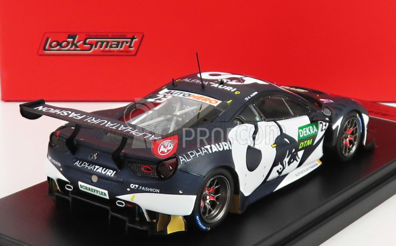 Looksmart Ferrari 488 Gt3 Evo 3.9l Turbo V8 Team Alphatauri N 23 Dtm Season 2021 A.albon 1:43 Black White