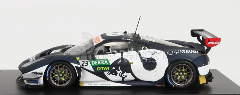 Looksmart Ferrari 488 Gt3 Evo 3.9l Turbo V8 Team Alphatauri N 23 Dtm Season 2021 A.albon 1:43 Black White