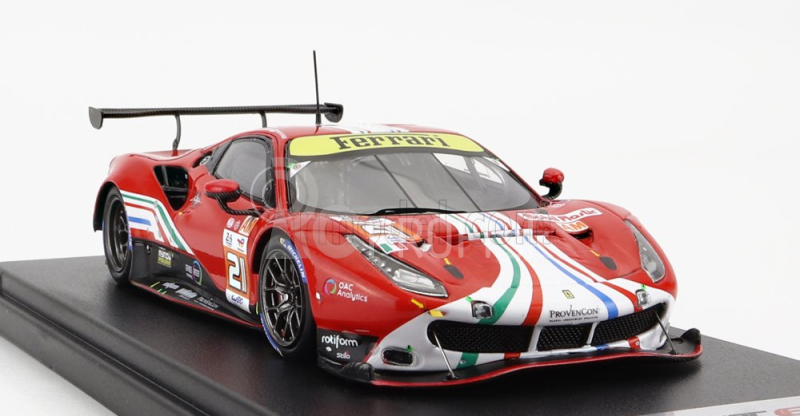 Looksmart Ferrari 488 Gte Evo 3.9l Turbo V8 Team Af Corse N 21 24h Le Mans 2022 S.mann - C.ulrich - T.vilander 1:43 červená