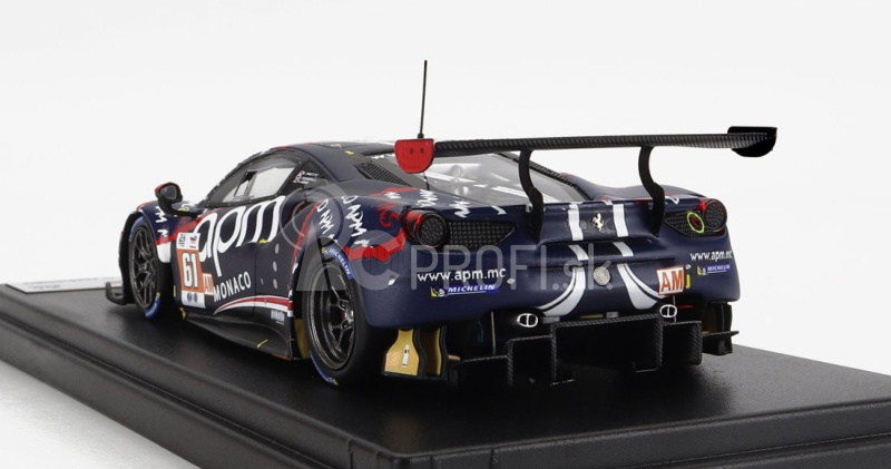 Looksmart Ferrari 488 Gte Evo 3.9l Turbo V8 Team Af Corse N 61 24h Le Mans 2022 L.prette - C.grunewald - V.abril 1:43 Bielo modrá