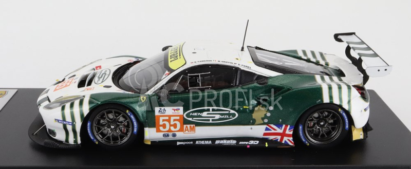 Looksmart Ferrari 488 Gte Evo 3.9l Turbo V8 Team Spirit Of Race N 55 24h Le Mans 2022 D.cameron - M.griffin - D.perel 1:43 bielo zelená