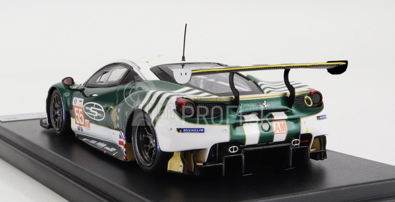 Looksmart Ferrari 488 Gte Evo 3.9l Turbo V8 Team Spirit Of Race N 55 24h Le Mans 2022 D.cameron - M.griffin - D.perel 1:43 bielo zelená