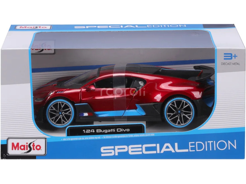 Maisto Bugatti Divo 1:24 červená