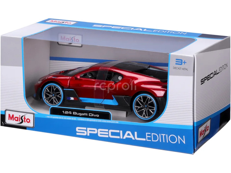 Maisto Bugatti Divo 1:24 červená