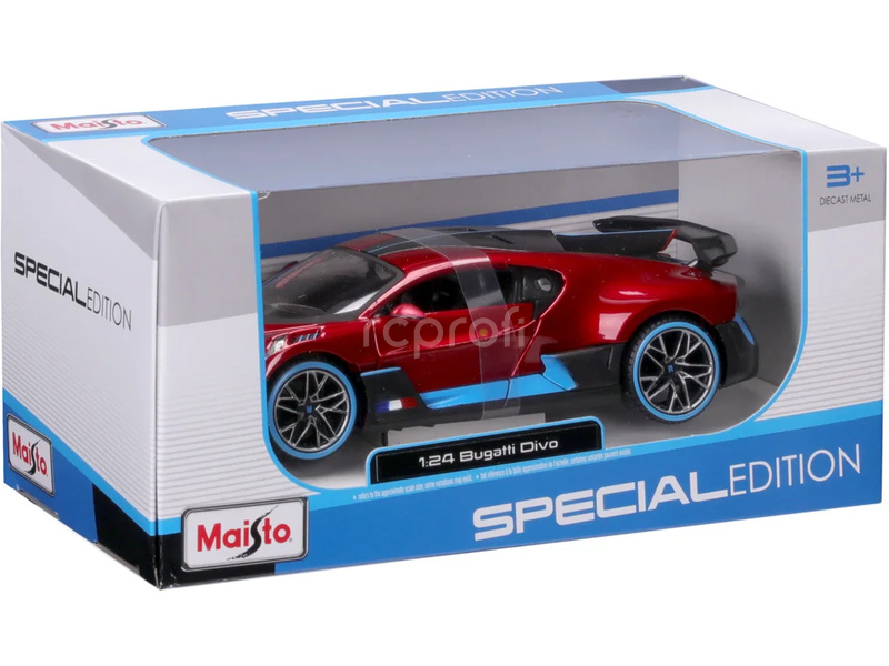 Maisto Bugatti Divo 1:24 červená