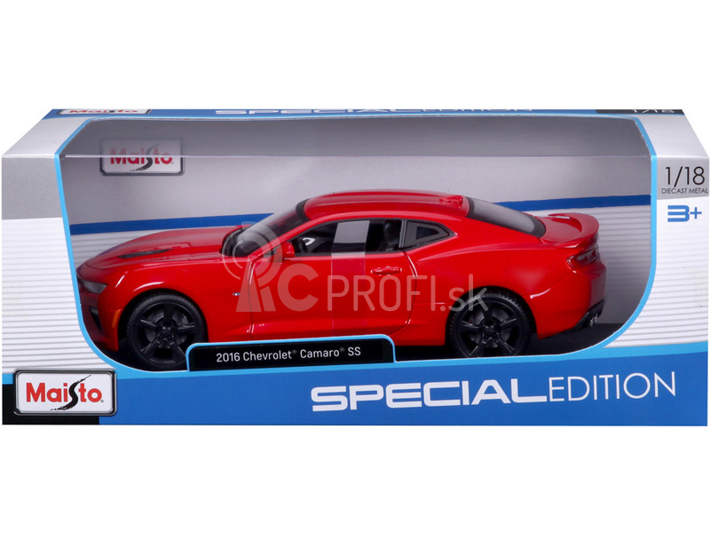 Maisto Chevrolet Camaro SS 2016 1:18 červená