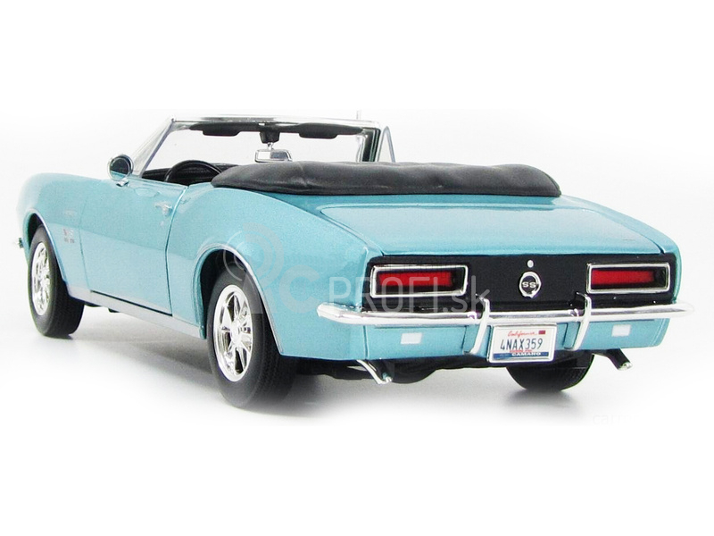 Maisto Chevrolet Camaro SS 396 1967 1:18 tyrkysová