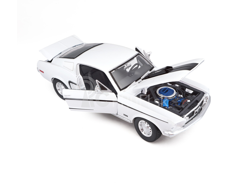 Maisto Ford Mustang GT Cobra Jet 1968 1:18 biela