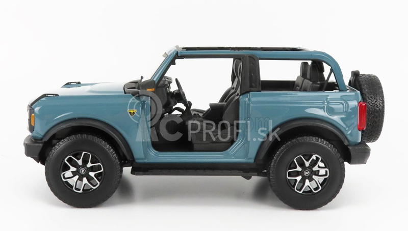 Maisto Ford USA Bronco Badlands Without Doors 2021 1:18 Blue