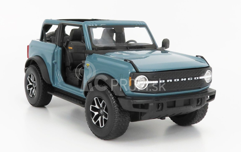 Maisto Ford USA Bronco Badlands Without Doors 2021 1:18 Blue