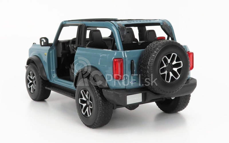 Maisto Ford USA Bronco Badlands Without Doors 2021 1:18 Blue