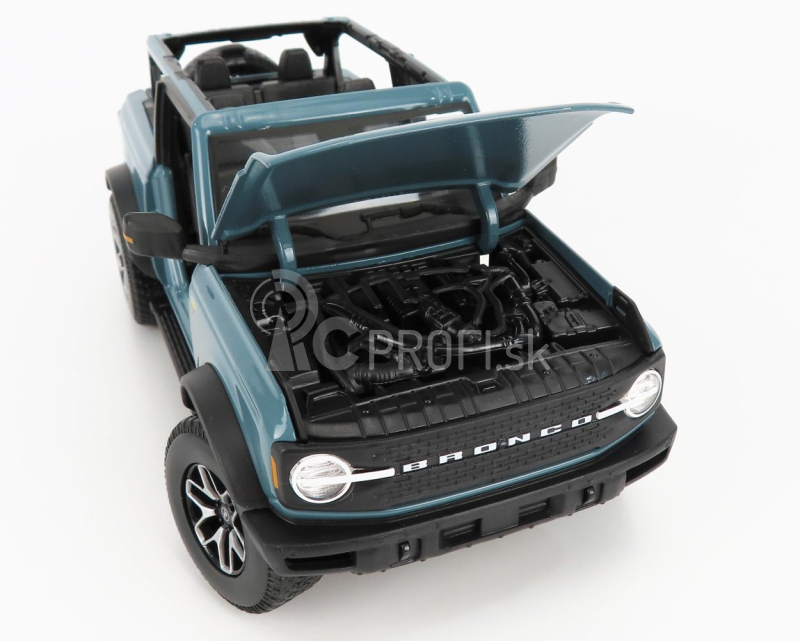 Maisto Ford USA Bronco Badlands Without Doors 2021 1:18 Blue