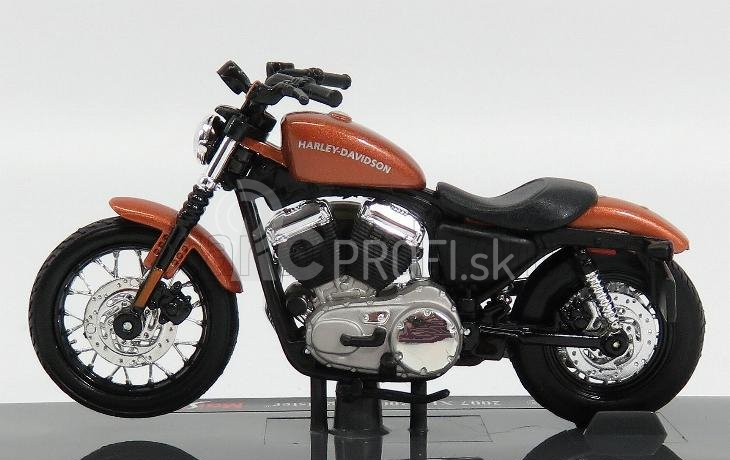 Maisto Harley Davidson Xl 1200n Nightster 2007 1:18 Copper Met