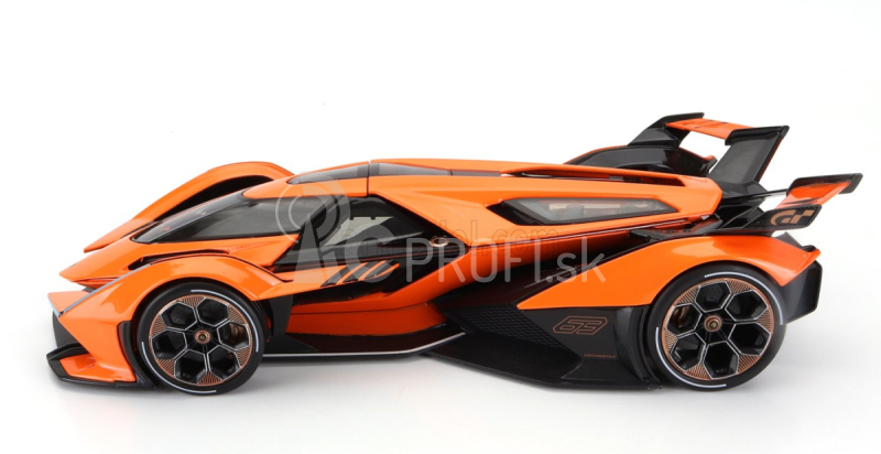 Maisto Lamborghini Lambo V12 Vision Gt N 63 Gran Turismo 2020 1:18 oranžovo-čierna