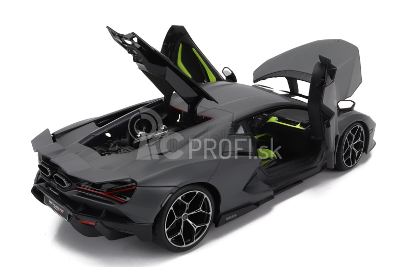 Maisto Lamborghini Revuelto Hybrid 2023 – Exclusive Carmodel 1:18 Vulcano matná sivá