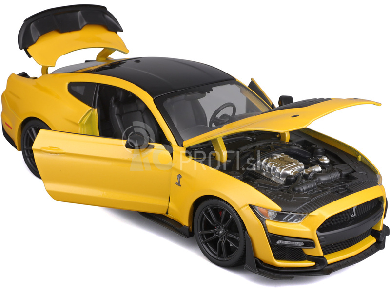 Maisto Mustang Shelby GT500 2020 1:18 žltá