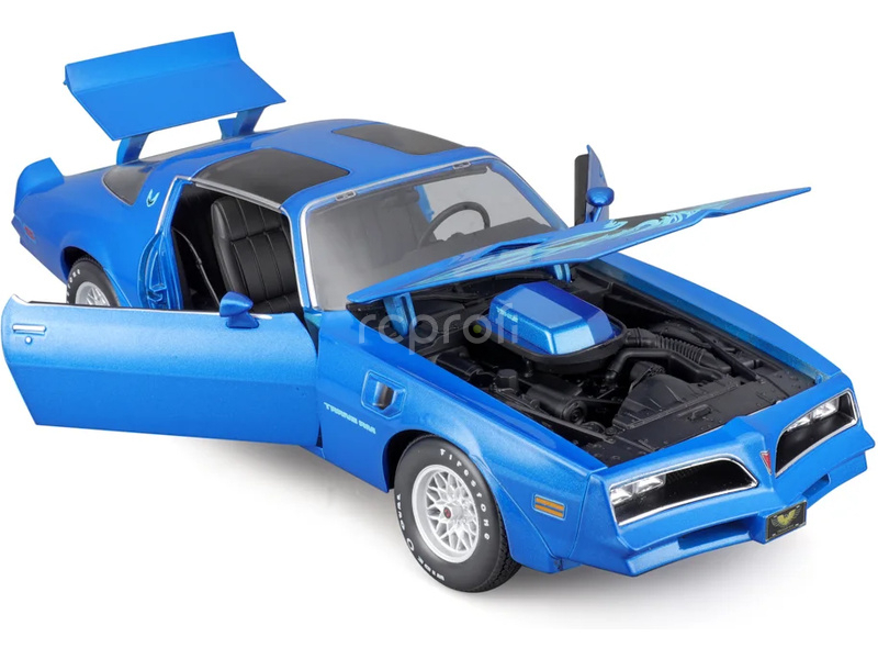 Maisto Pontiac Firebird Trans AM 1978 1:18 modrá metalíza