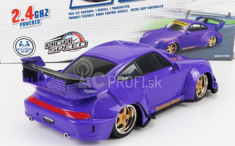 Maisto Porsche 911 993 Rwb Coupe 1996 1:24 Purple