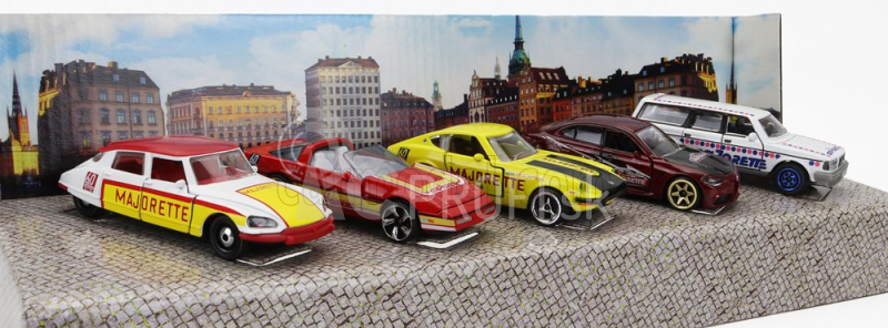 Majorette Alfa romeo Set Assortment 5 Cars Pieces - 60th Anniversary 1:64 Various