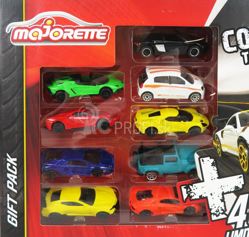 Majorette Porsche Set Assortment 13 kusov áut 1:64 Rôzne