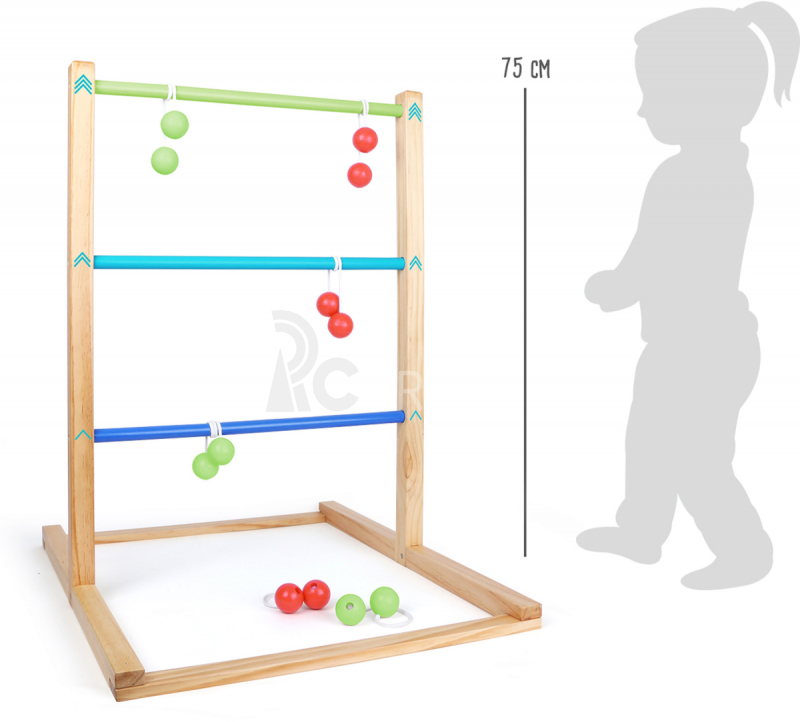 Malá hra na hádzanie nôh Golf Spin Ladder Active