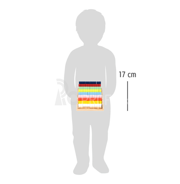 Malé nožičky Vzdelávacie matematické dieliky v XL krabici