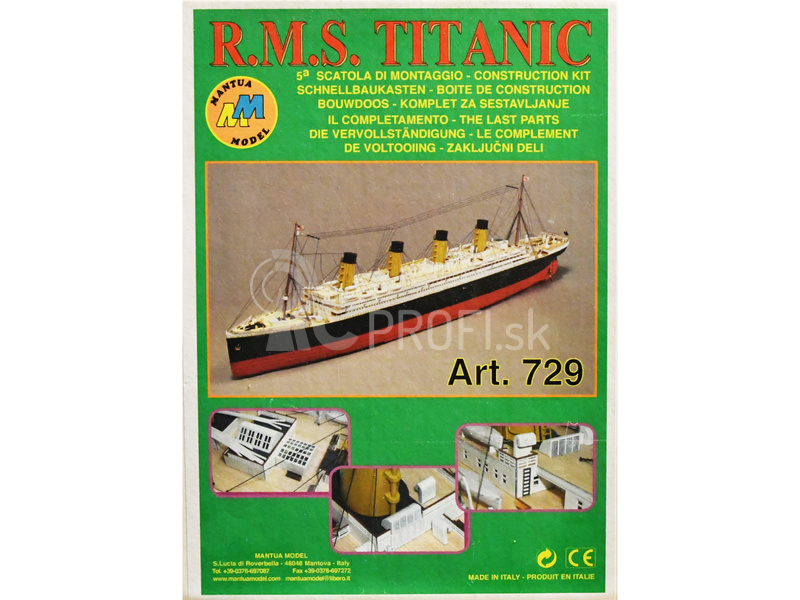 Mantua Model Titanic 1:200 súprava No. 5 kit