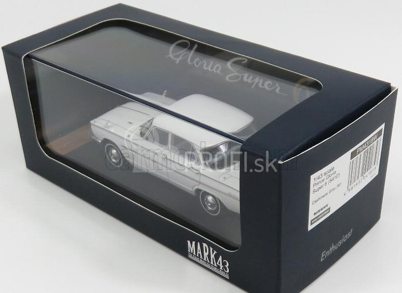 Mark43 Nissan Prince Gloria Super 6 (s41d) 1962 1:43 Cashmere Gray