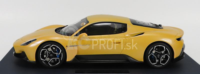 Maserati modely Maserati Mc20 2020 - Con Vetrina - S vitrínou 1:12 Giallo Genio - žltá