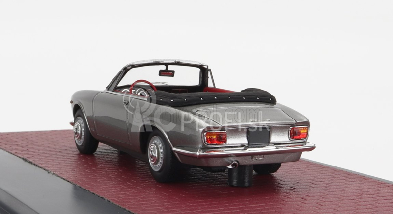 Matrix modely v mierke 1:43 Alfa romeo Giulia Gtc Cabriolet Open 1964 Strieborná