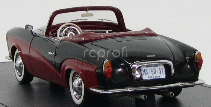 Matrix modely v mierke 1:43 Volkswagen Rometsch Lawrence Cabriolet 1959 čierna červená