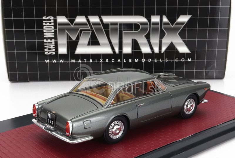 Matrix modely v mierke Alfa romeo 2000 Praho Touring 1960 1:43 Sivá