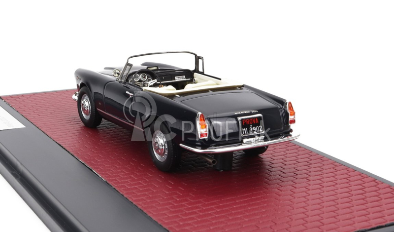 Matrix modely v mierke Alfa romeo 2600 Spider Cabriolet Open 1962 1:43 Tmavomodrá