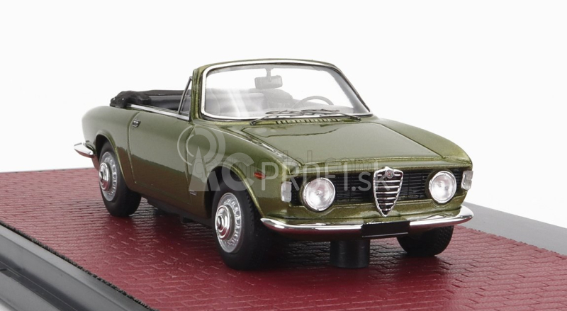 Matrix modely v mierke Alfa romeo Giulia Gtc Cabriolet Open 1964 1:43 Green Met