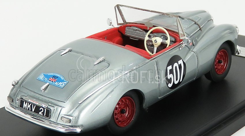 Matrix scale models Sunbeam Alpine N 507 Rally Des Alpes Open 1953 S.moss - J.cutts 1:43 Silver