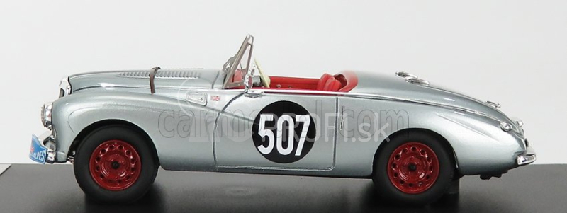 Matrix scale models Sunbeam Alpine N 507 Rally Des Alpes Open 1953 S.moss - J.cutts 1:43 Silver