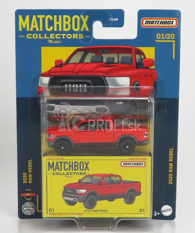 Mattel hot wheels Chevrolet Set Assortment 8 kusov - 2x C-10 Pick-up - 2x Dodge Ram Pick-up - 2x Subaru Svx - 1x Ford Pick-up - 1x Corvette 1:64 Various