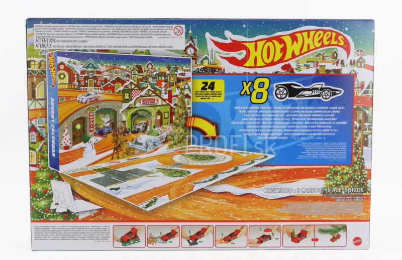 Mattel hot wheels Príslušenstvo Diorama - Calendario Dell'avvento - Adventný kalendár 2023 1:64 /