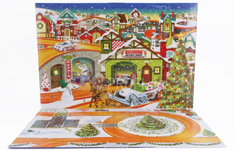 Mattel hot wheels Príslušenstvo Diorama - Calendario Dell'avvento - Adventný kalendár 2023 1:64 /